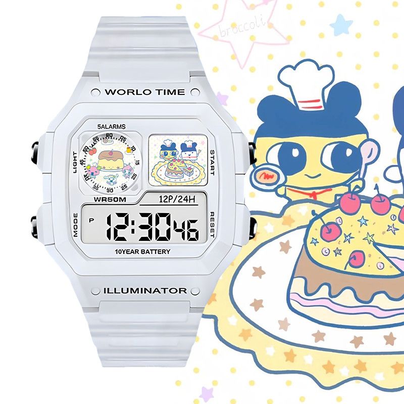 Watch Accessories - Relógio Eletrônico Inteligente Tamagotchi Big Mouth