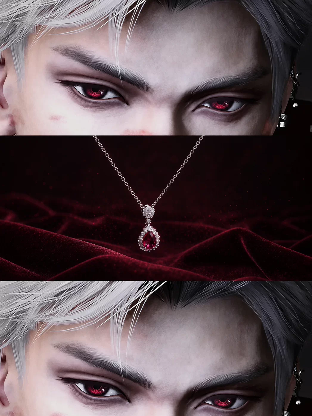 Anime Pendant Necklace - Presentes Sylus Game Love and Deepspace,
