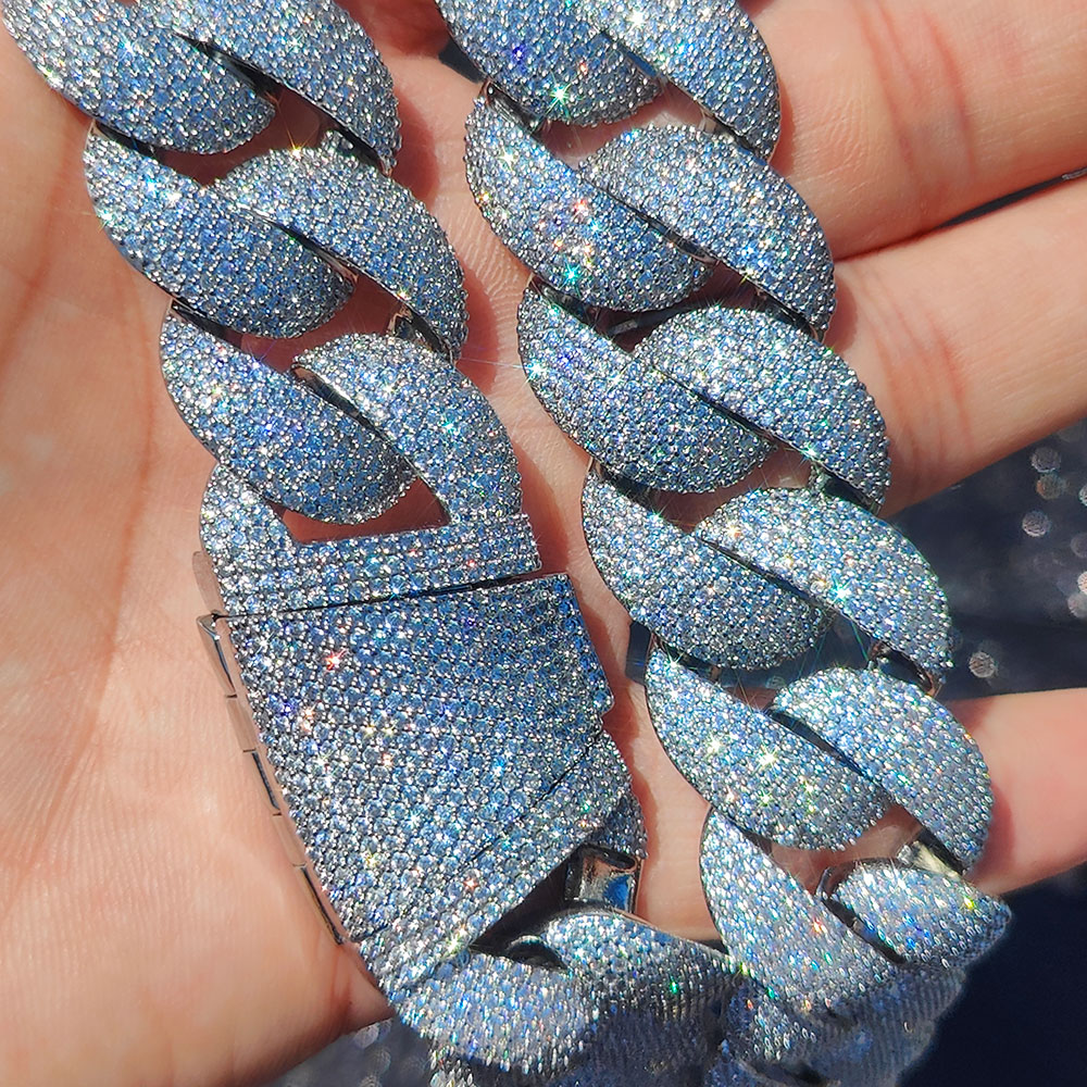 Corrente Cubana Luxuosa de 24M - Cuban Link Chain 12Mm avaliação e preço