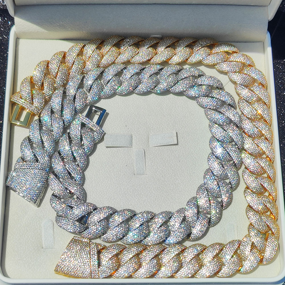 Corrente Cubana Luxuosa de 24M - Cuban Link Chain 12Mm avaliação e preço