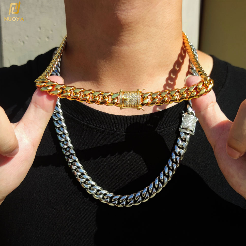Corrente cubana hip hop 6-12mm - Cuban Link Chain 12Mm avaliação e preço