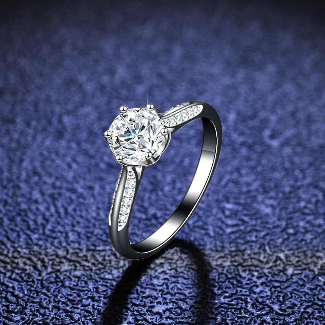 Anel de Noivado Lumira 1 Quila - Moissanite Engagement Ring 1 Carat avaliação e preço