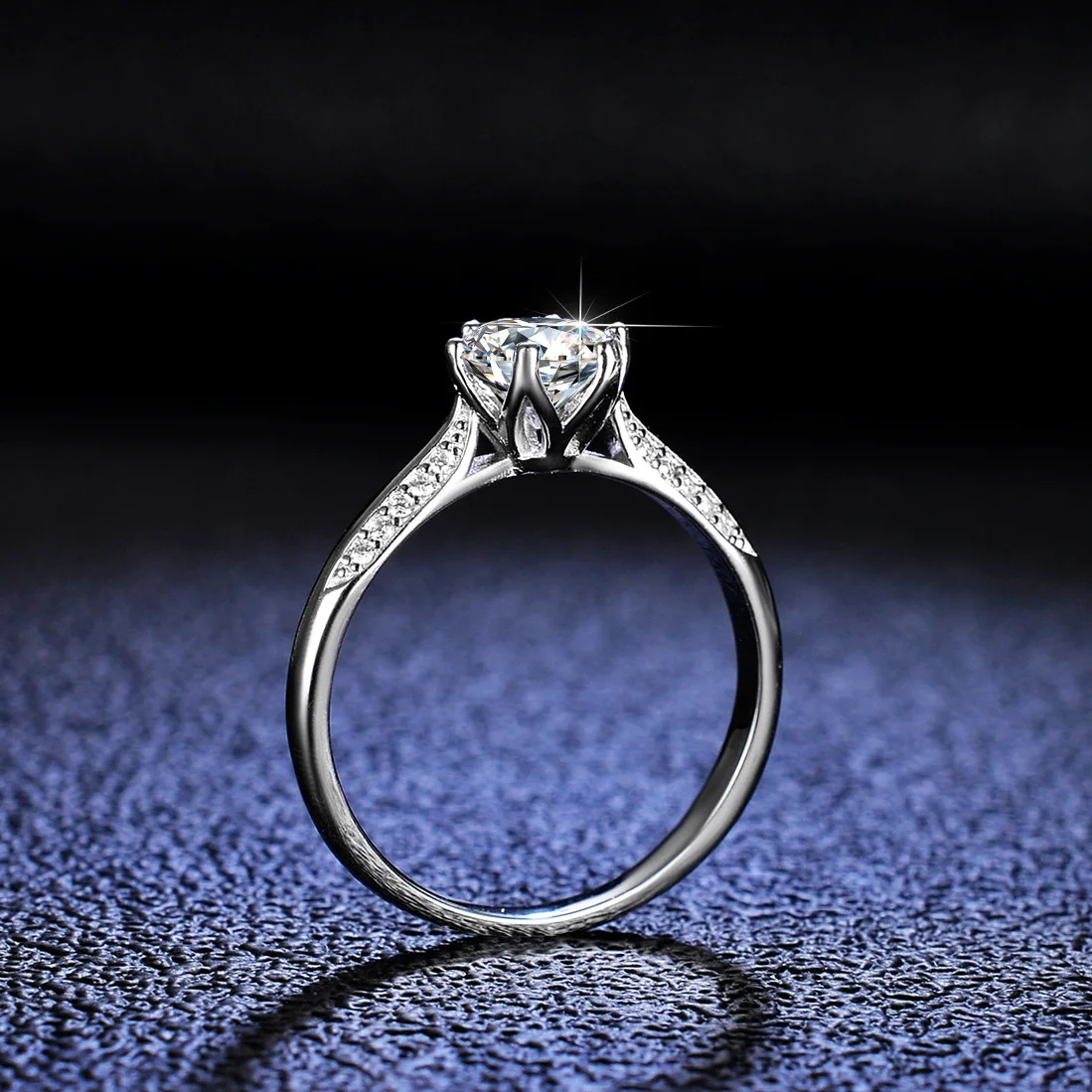 Anel de Noivado Lumira 1 Quila - Moissanite Engagement Ring 1 Carat avaliação e preço