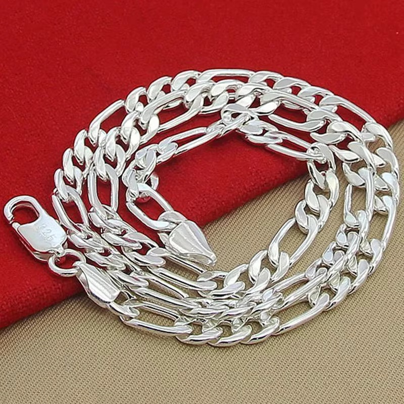 Colar de prata de lei 925 para - Cuban Link Chain 12Mm avaliação e preço