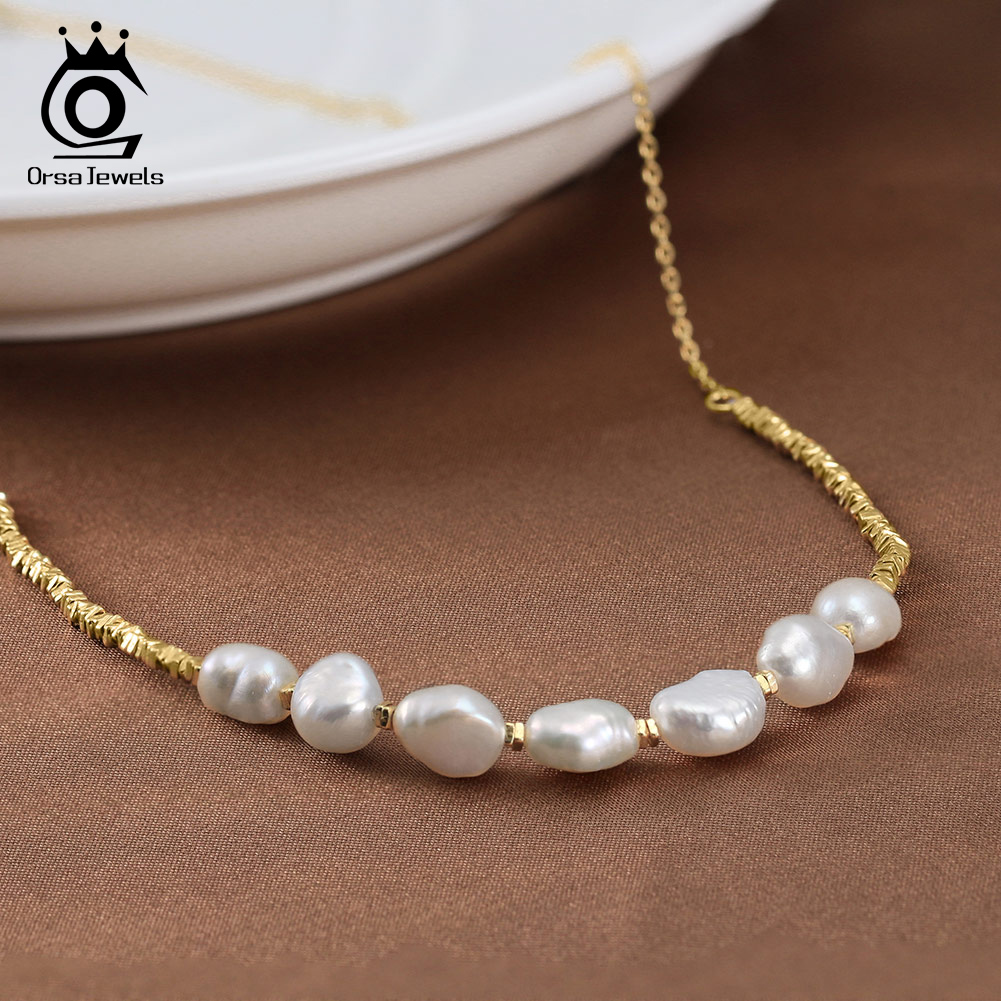 Orsa jóias vintage 925 prata e - Pearl Choker Necklace Vintage avaliação e preço