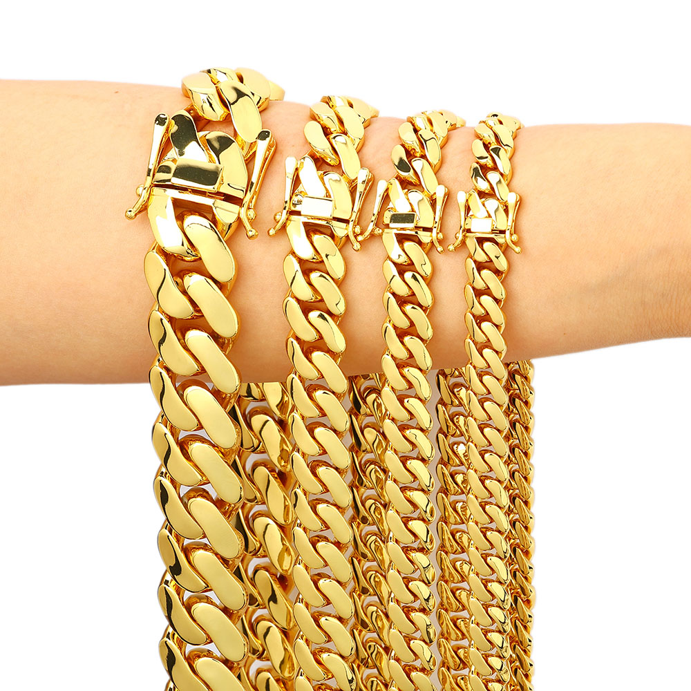 Atacado: Correntes Clássicas M - Cuban Link Chain 12Mm avaliação e preço