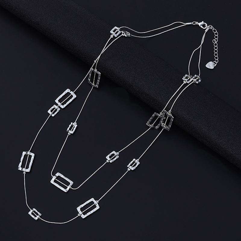 Colar longo com várias camadas - Layered Pendant Necklace Aesthetic avaliação e preço