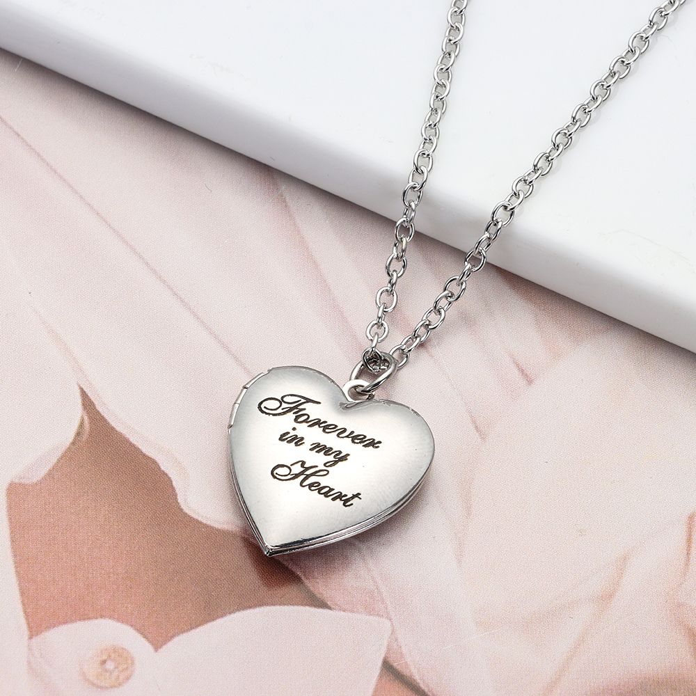 Amante moda amigo jóias corren - Heart Locket Necklace Photo avaliação e preço