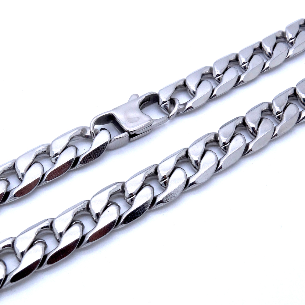 Colar Masculino de Aço Inoxidá - Cuban Link Chain 12Mm avaliação e preço