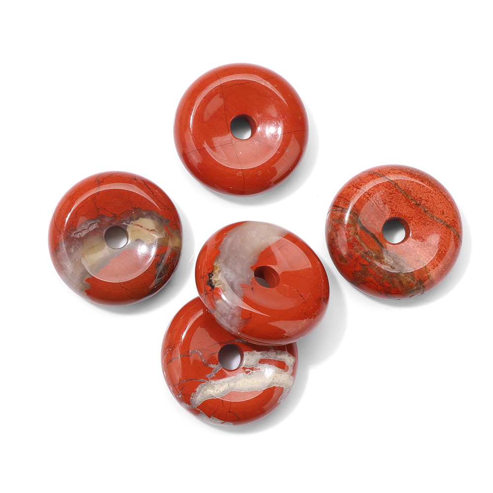 1 unidade de Pingente Circular - Crystal Pendant Necklace Natural Stone avaliação e preço