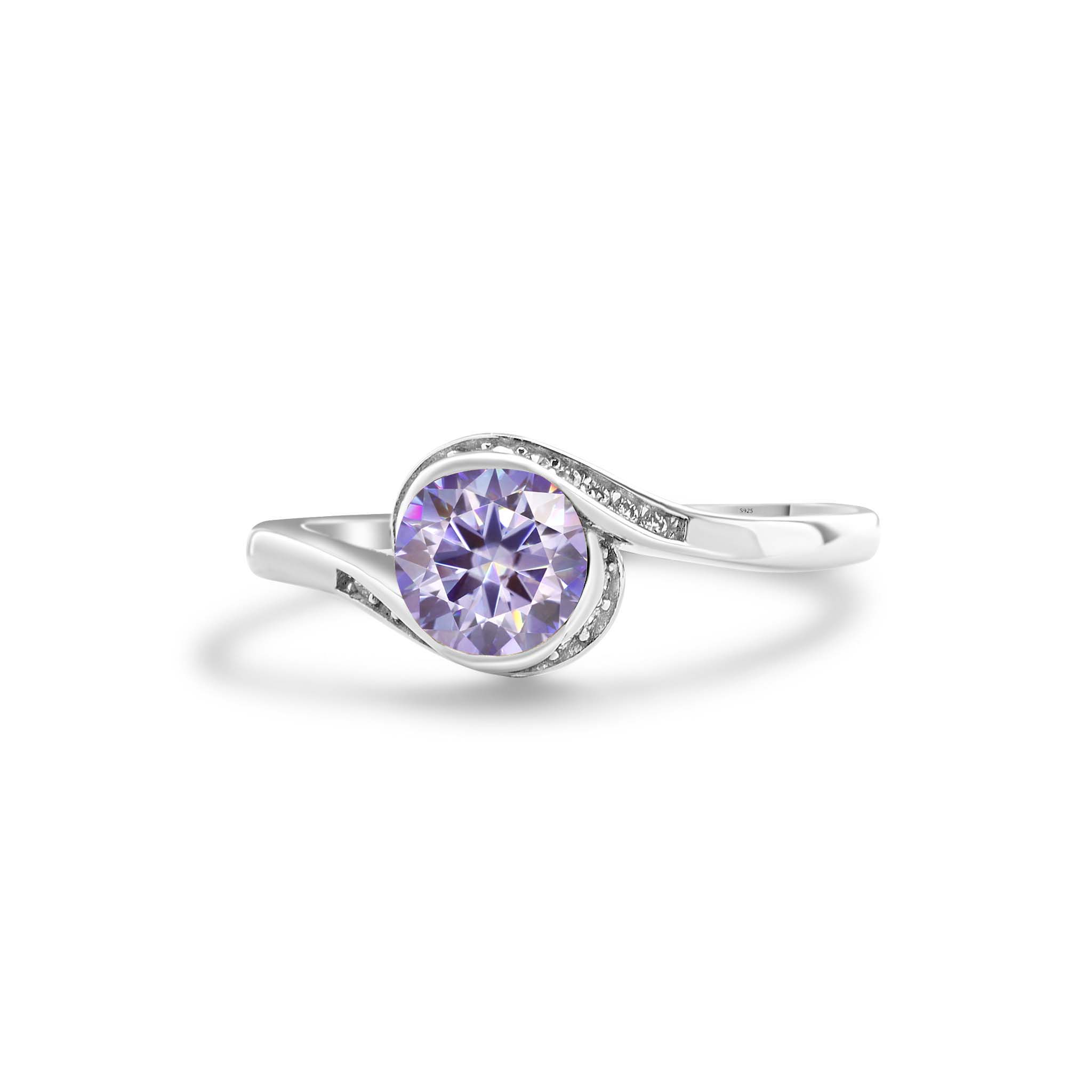 Anel de Noivado Feminino de Mo - Moissanite Engagement Ring 1 Carat avaliação e preço